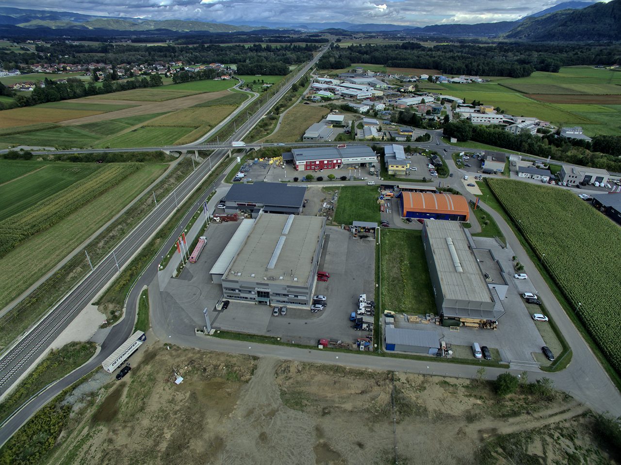 Luftaufnahme als Beispiel visueller Filmarbeit